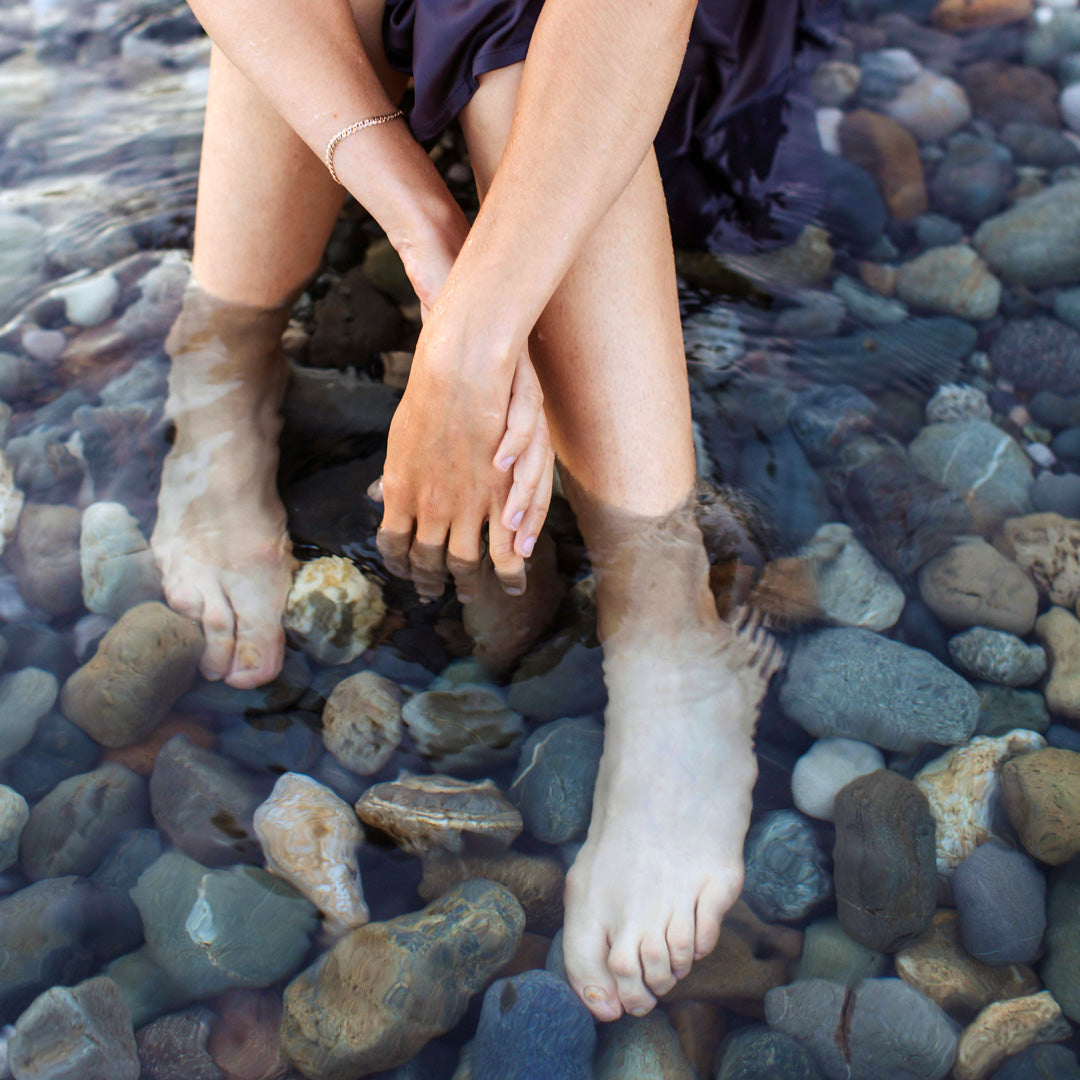 How to relieve pain on bottom of foot.